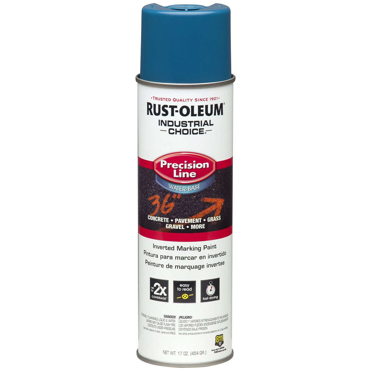 Amazon.com: Rust-Oleum 203031 Caution Blue Industrial Choice